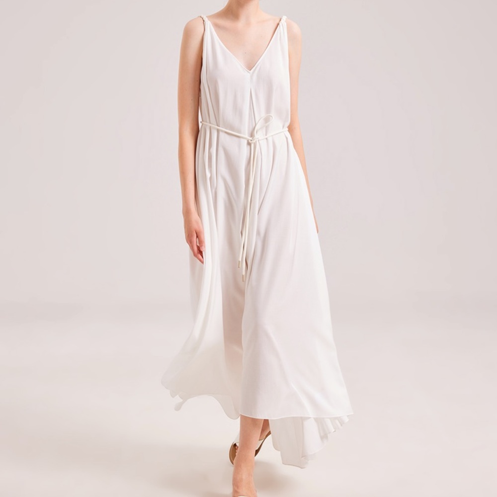 NWT Nap Loungewear Greek Open Back Maxi Dress